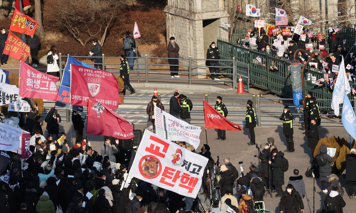 최종 변론 앞두고 전국 곳곳에서 찬반 집회 열려