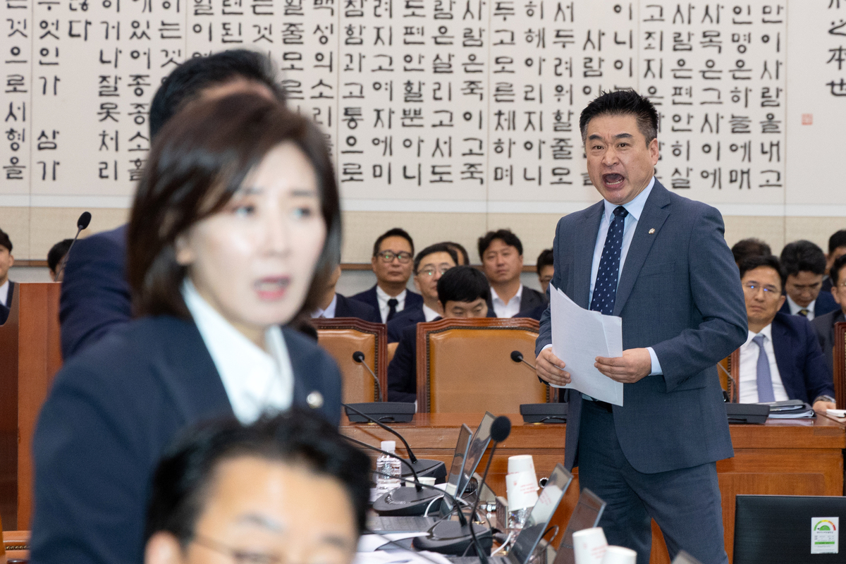 법사위서 때아닌 ‘나경원 언니’ 논쟁… 최혁진 “언니가 내연녀 소개” 나경원 “가짜뉴스”