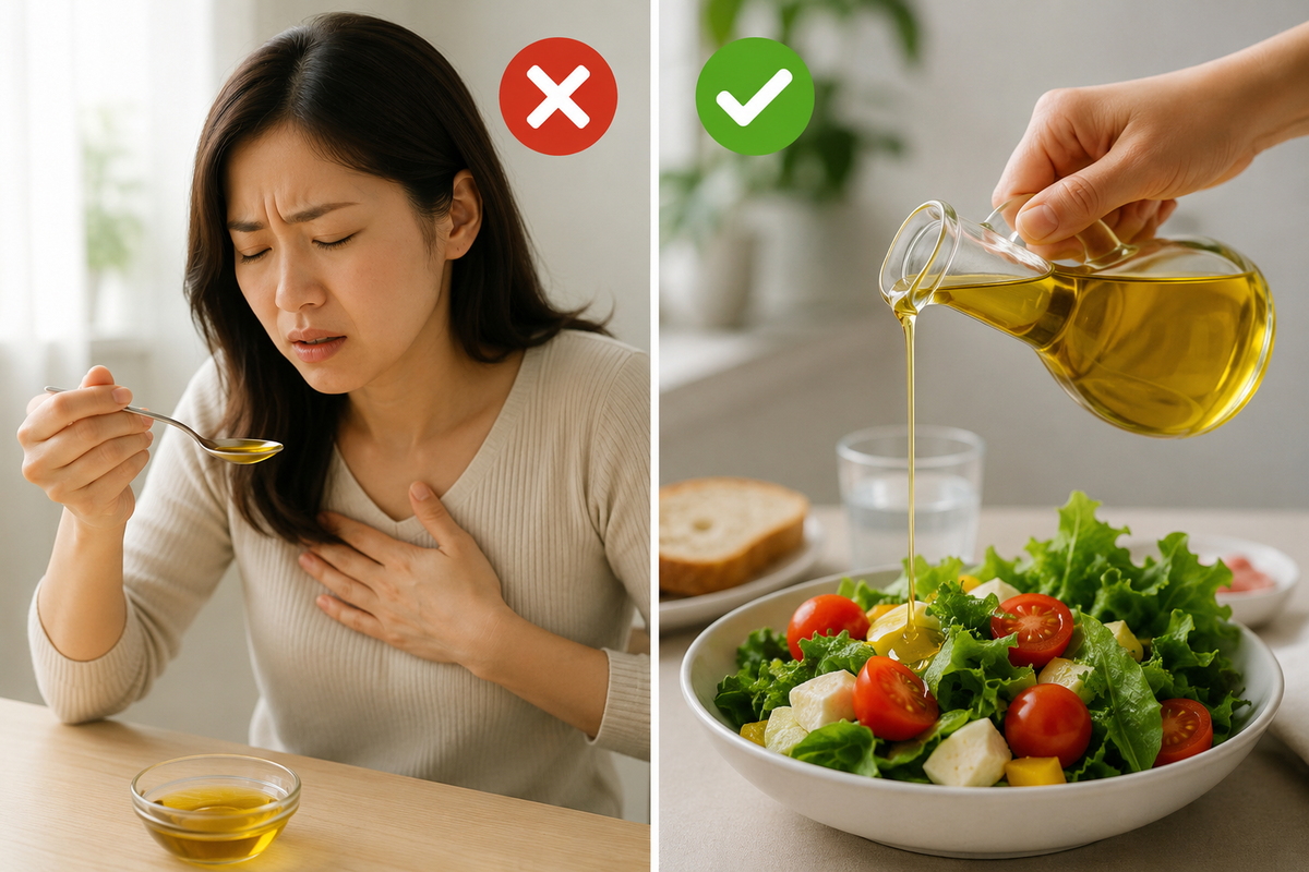 “아침마다 1숟갈” 건강 챙기려다 속 쓰렸다…올리브오일의 함정