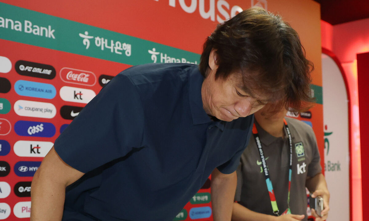 홍명보 "월드컵 결과 국민께 사과…청문회 출석해 책임 감당"