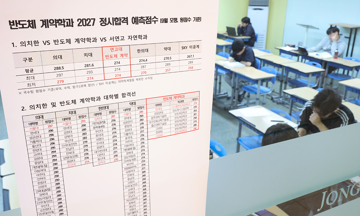 의사보다 삼전닉스?… SKY 수시지원 경쟁률 보니